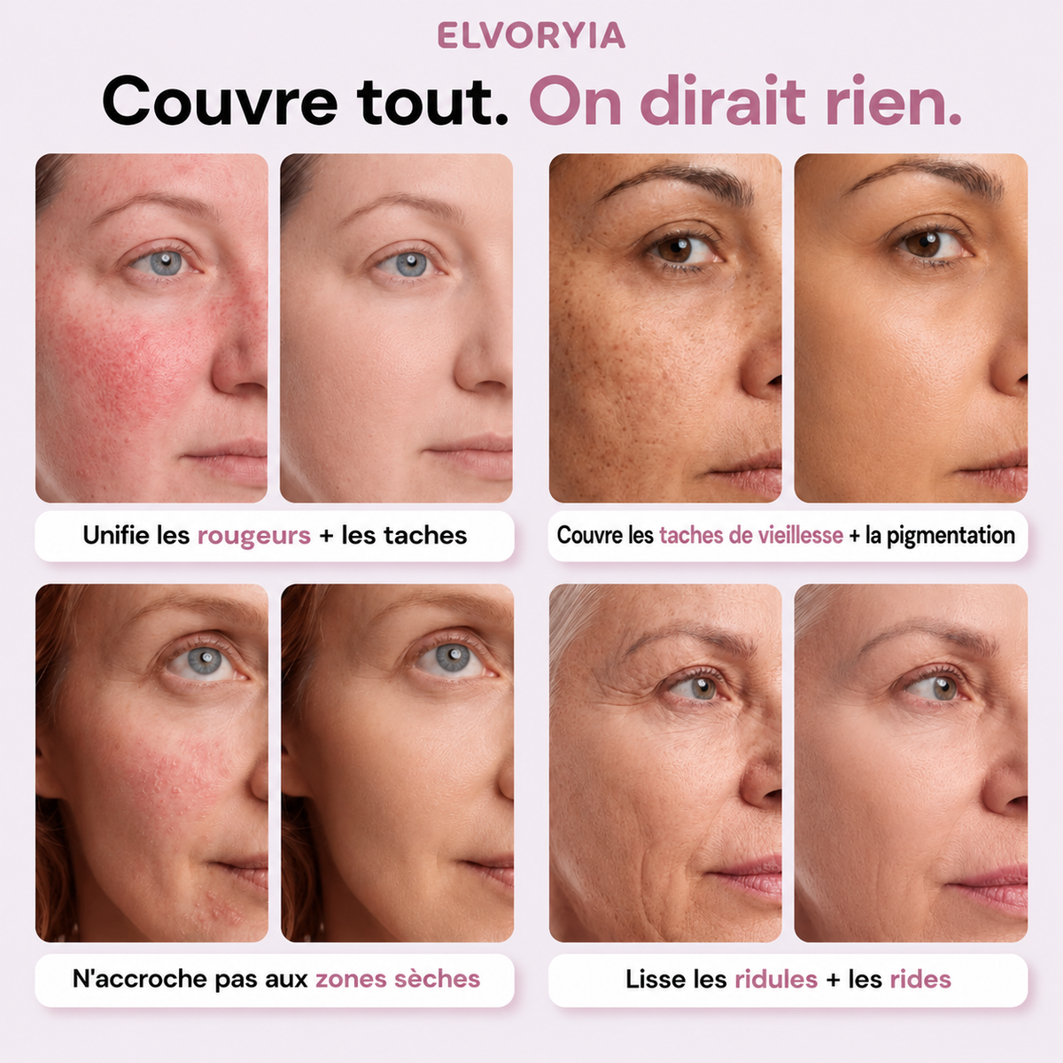 Fond de teint adaptatif anti-âge
