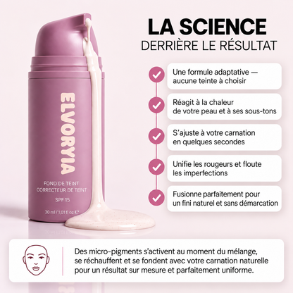 Fond de teint adaptatif anti-âge